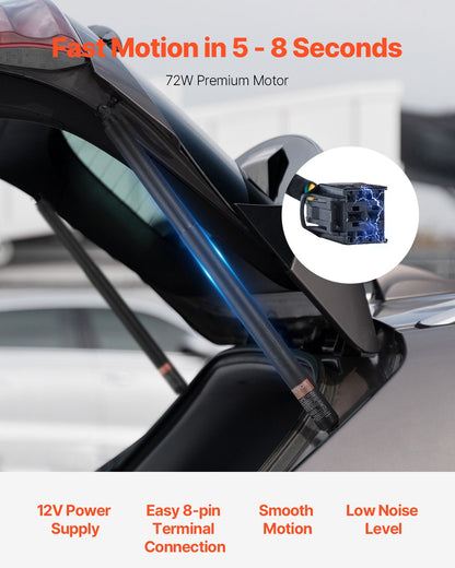 Rear Left & Right Tailgate Power Lift Support, Compatible with 2016-2023 Seat Ateca KH7, KHP, Electric Tailgate Liftgate Power Hatch Shock Strut Replace OE# 575827851 575827851A 575827851B(2PCS)