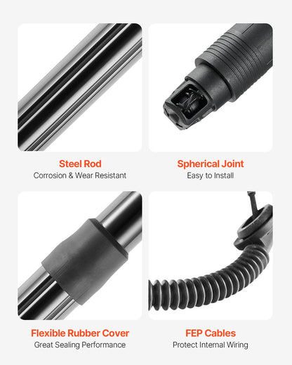 Rear Left & Right Tailgate Power Lift Support, Compatible with 2016-2023 Seat Ateca KH7, KHP, Electric Tailgate Liftgate Power Hatch Shock Strut Replace OE# 575827851 575827851A 575827851B(2PCS)