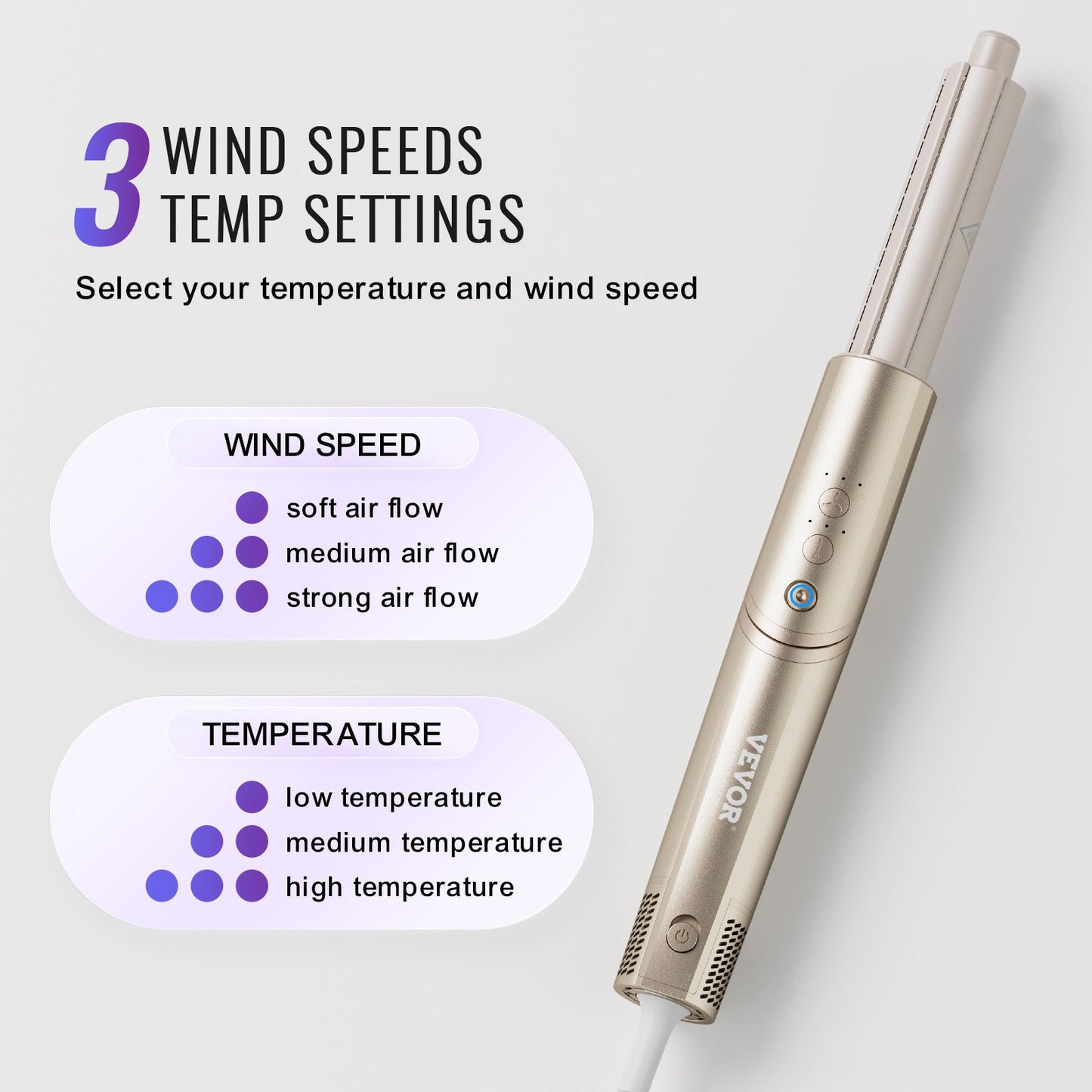 8 in 1 Curling Iron, Ceramic 1.25-Inch Curling Wand Set with 2 Barrels, 2 Brushes, 4 Nozzles for Dry/Straight/Curls/Voluminous, Hair Curling Iron for Long, Medium, Short Hair, for All Hair Types