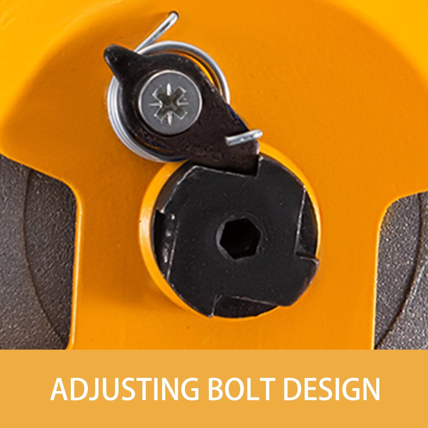 Spring Balancer 20-33lbs(9-15kg) Retractable Tool Holder 1.5m Length Tool Balancer with Hook and Wire Rope Adjustable Balancer Retractor Hanging Holding Equipment in Yellow