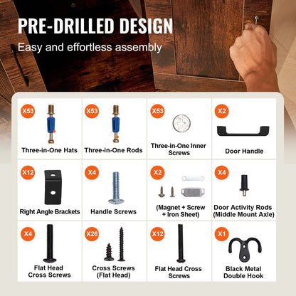 Kattlåda, dold kattlåda med 3 förvaringshyllor, katttoalett i trä inomhus, stort kattskåp, dold, passar de flesta kattlådor, 89 cm L x 49 cm B x 142 cm H, mörkbrun