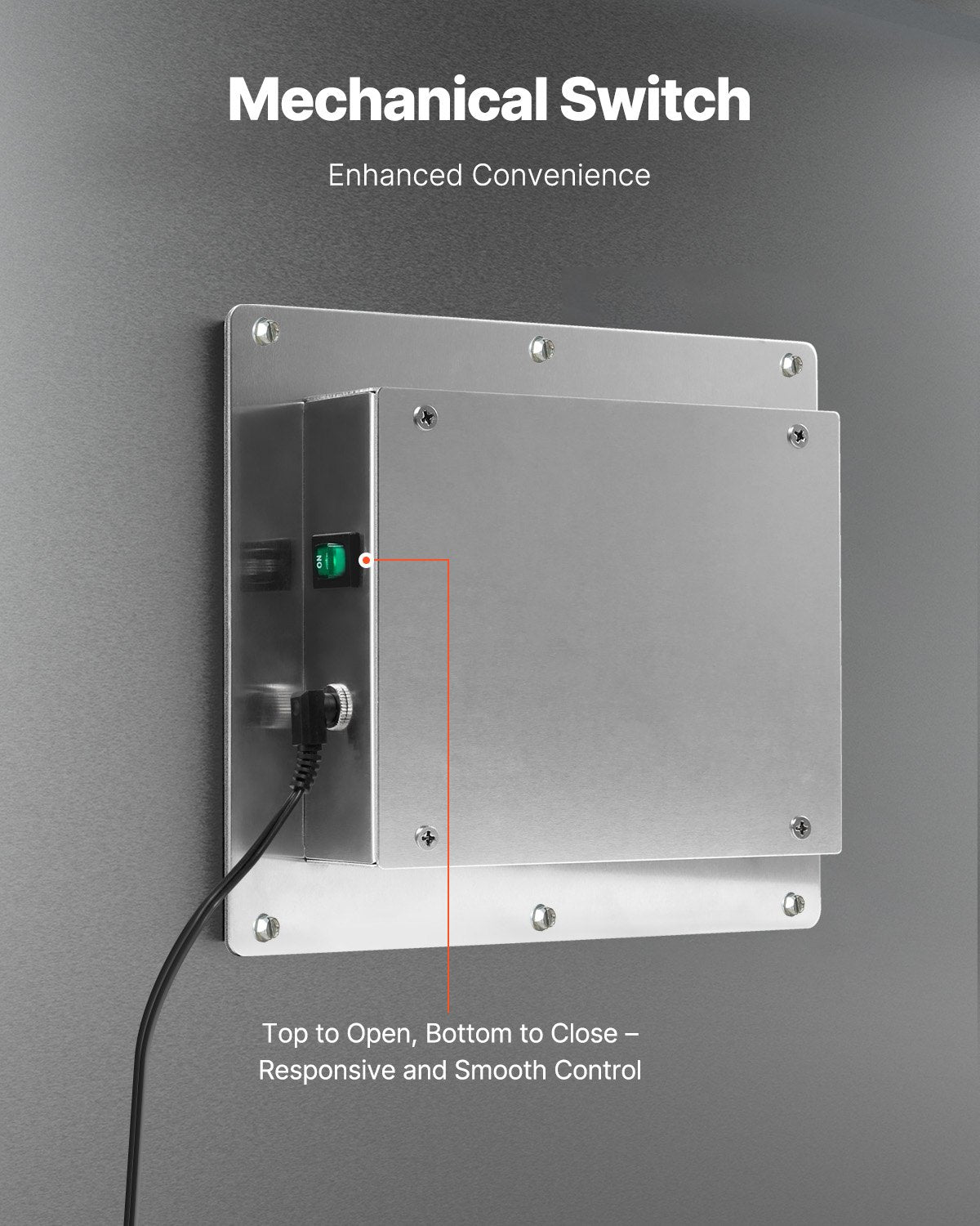 HVAC-luftrenare för hela huset, 24W 12 tum, kanalbelysning för AC (luftkonditionering), luftskrubber med 2 glödlampor, PCO-teknik och kolfiltrering. HVAC-lampor för AC-system