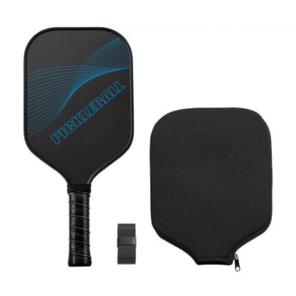 Pickleball Paddle, T700 Carbon Fiber Surface & Honeycomb Core, Professional Pickleball Paddle with Increased Power & Control & Spin, Pro Pickle Ball Racket for Adults, Men & Women, Blue