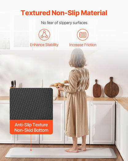 Fall Mat for Elderly, 1-inch Thickened Fall Prevention Pad with Beveled Edge, Anti-Slip Bedside Safety Floor Mat for Seniors, Handicaps, Patients (24 x 70 inch)