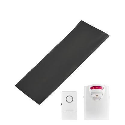 Bed Alarm System for Elderly Adults, 14 x 30-inch Wireless Bed Sensor Pad with Pager, Safety Bed Alarms and Fall Prevention Pad for Home, Hospital, Rehabilitation Center