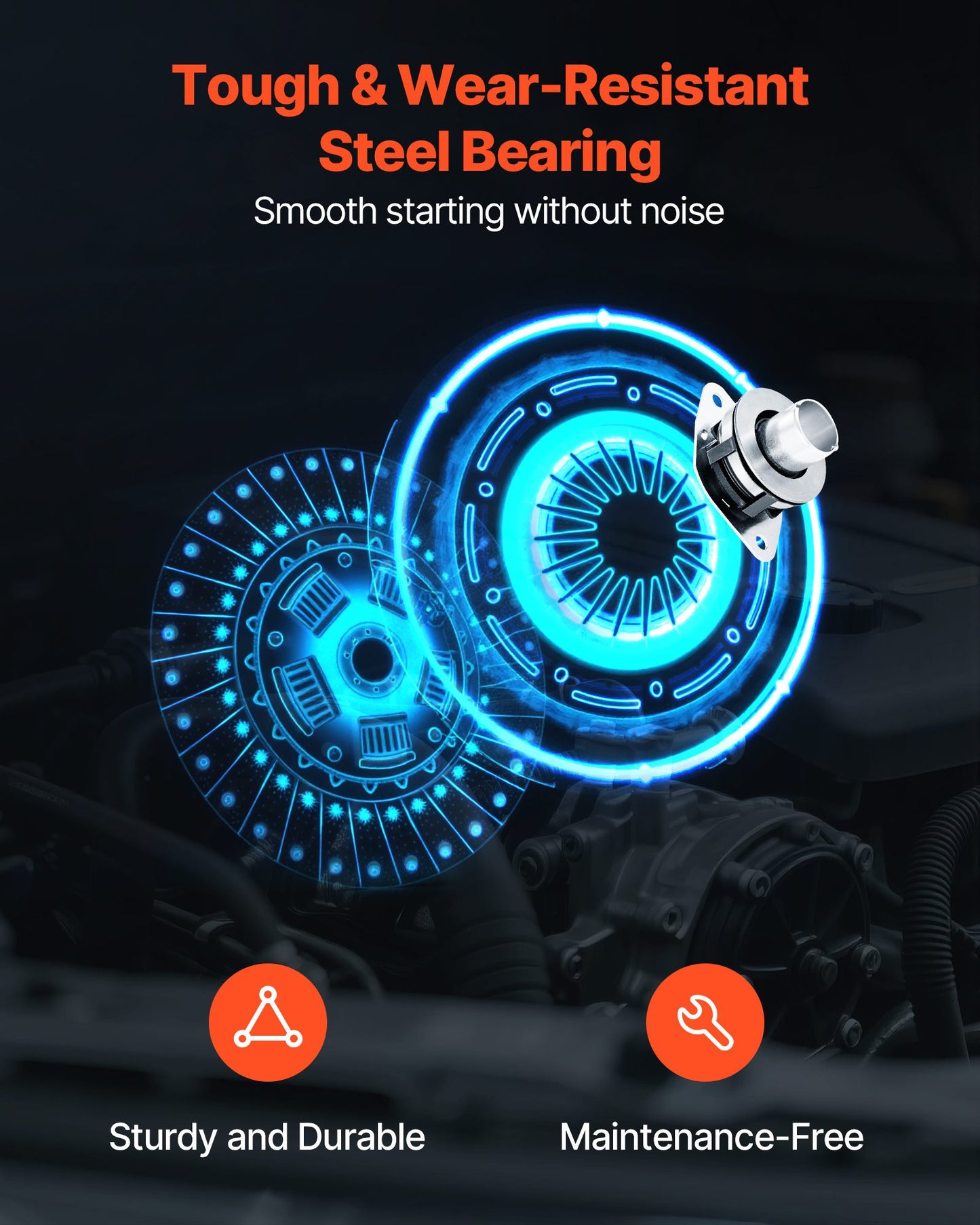 Clutch Kit with Pressure Plate, Heavy Duty OEM Clutch Kit, OEM Replacement Transmission Clutch Kit Compatible with 2004-2006 Smart FORFOUR (75 HP), 2005-2006 FORFOUR (64 HP), 2007 FORTWO Cabrio