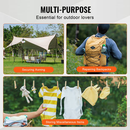 3/8 tums elastiskt rep, 120 ft/36 m spole med kraftiga elastiska remmar, 100 % stretchigt elastiskt elastiskt rep för last, presenningar, camping, kajakdäck och hantverk, svart