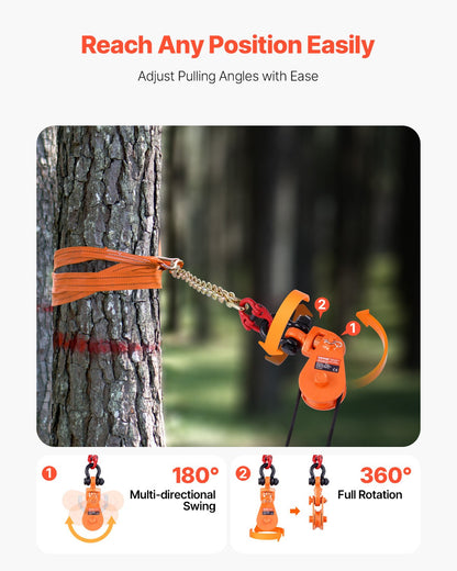 2 Ton Snatch Block with G80 Chain, Swivel Shackle, 3" Sheave for 3/8" Wire Rope, Snatch Block Pulley for Towing and Recovery Applications on Flatbed Tow Truck Rollback Wrecker Car Carrier Cable