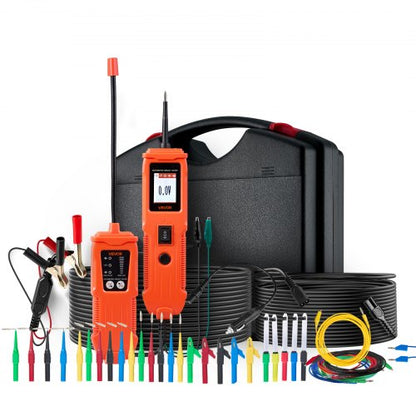 Automotive Circuit Tester Kit, 8 - 35 DCV Power Circuit Probe Tester with TFT Color Display and Lighting, 2-in-1 Electrical Automotive Power Tester Probe with 19.7 ft / 6 m Extension Cable