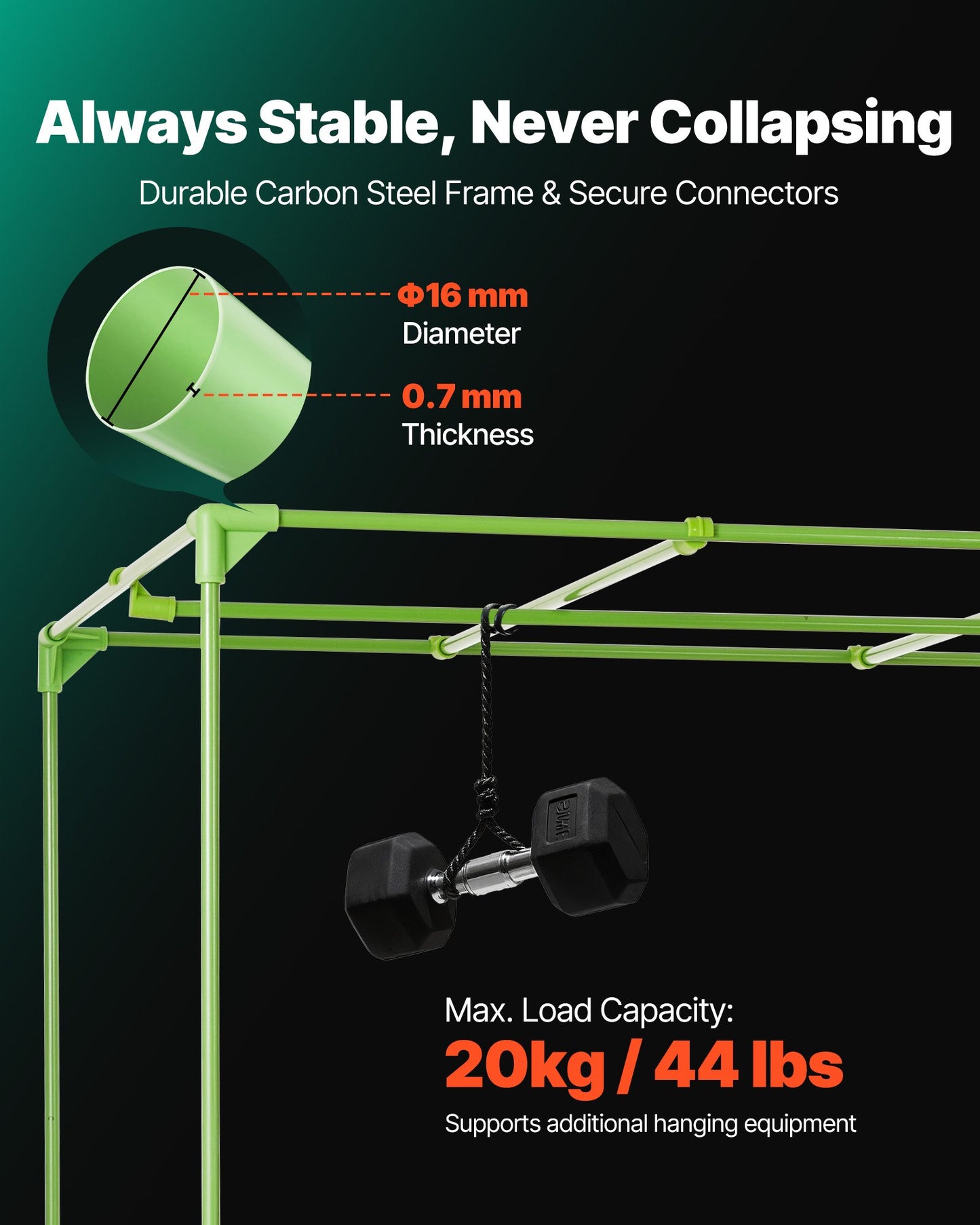 Inomhusväxttältkit, 150 x 150 x 200 cm, inomhusväxttält med fullspektrum LED-växtljus och ventilationssystem, 600D högreflekterande Mylar, odlingstält för blomstergrönsaker