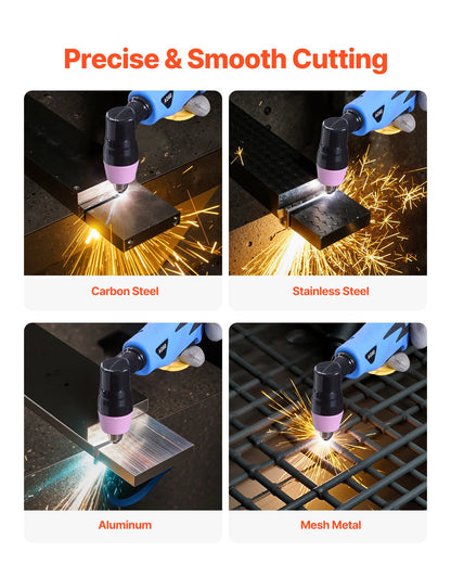 Plasma Cutter, 60A Plasma Cutting Machine, Digital Display IGBT Inverter Cutter Machine with 2T/4T Function & Adjustable PA/PT Time for Industrial Use (400V 3-Phase Power Supply)