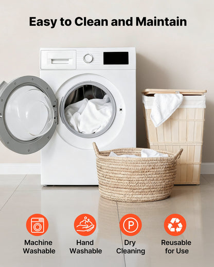 6-pack bordsdukar för 2,4 meter rektangulära evenemang, skrynkelresistenta vita stretchdukar, tvättbara spandexdukar, för fest, bröllop, cocktail, bankett, festival