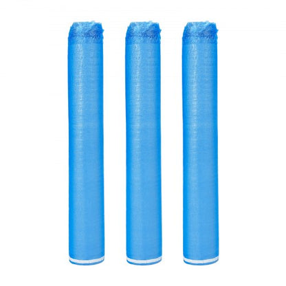 Golvunderlag 27,9 m², 3-i-1 3 mm tjock golvstoppning med tejp och ångspärr, kraftigt EPE-skum med blå PE, ljudisolering och brusreducering, för laminatträ (3 rullar x 9,3 m²)