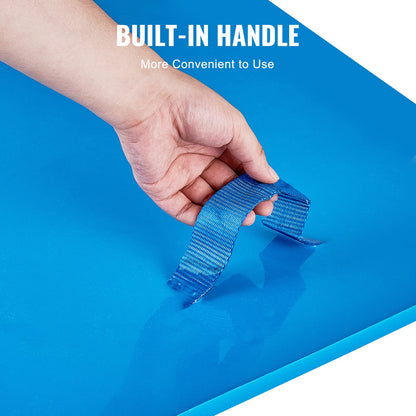 Betongstämpelsmatta, 24 x 24 tum, 7 st. Betongtextureringsskinn Polyuretanstämpel Stenplattetexturmatta, Skiffergolv Avtryck Sömlös Stämpel Betongformar för Utomhusdekoration, Flerfärgad