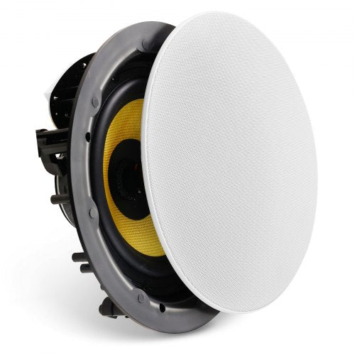 200mm(8 Inch) in Ceiling Speakers, 200-Watts, Flush Mount Ceiling & in-Wall Speakers System with 8ΩImpedance 89dB Sensitivity, for Home Kitchen Living Room Bedroom or Covered Outdoor Porches, Single