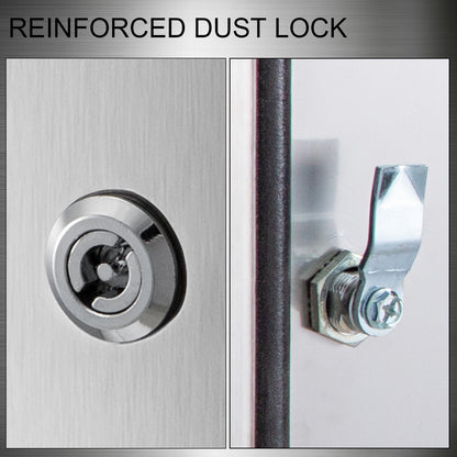 NEMA-kapsling i rostfritt stål, 300 x 300 x 200 mm NEMA 4X elbox i stål, IP66 vattentät och dammtät, kopplingsbox för utomhus-/inomhusbruk, med monteringsplatta