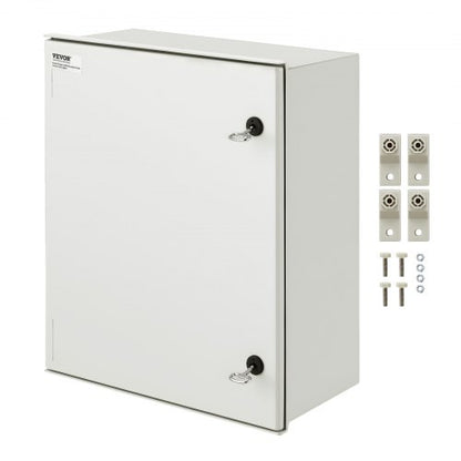 NEMA stålkapsling, 60x50x23 cm NEMA 4X elbox i glasfiber, IP66 vattentät och dammtät, kopplingsbox för utomhus-/inomhusbruk, med monteringsplatta