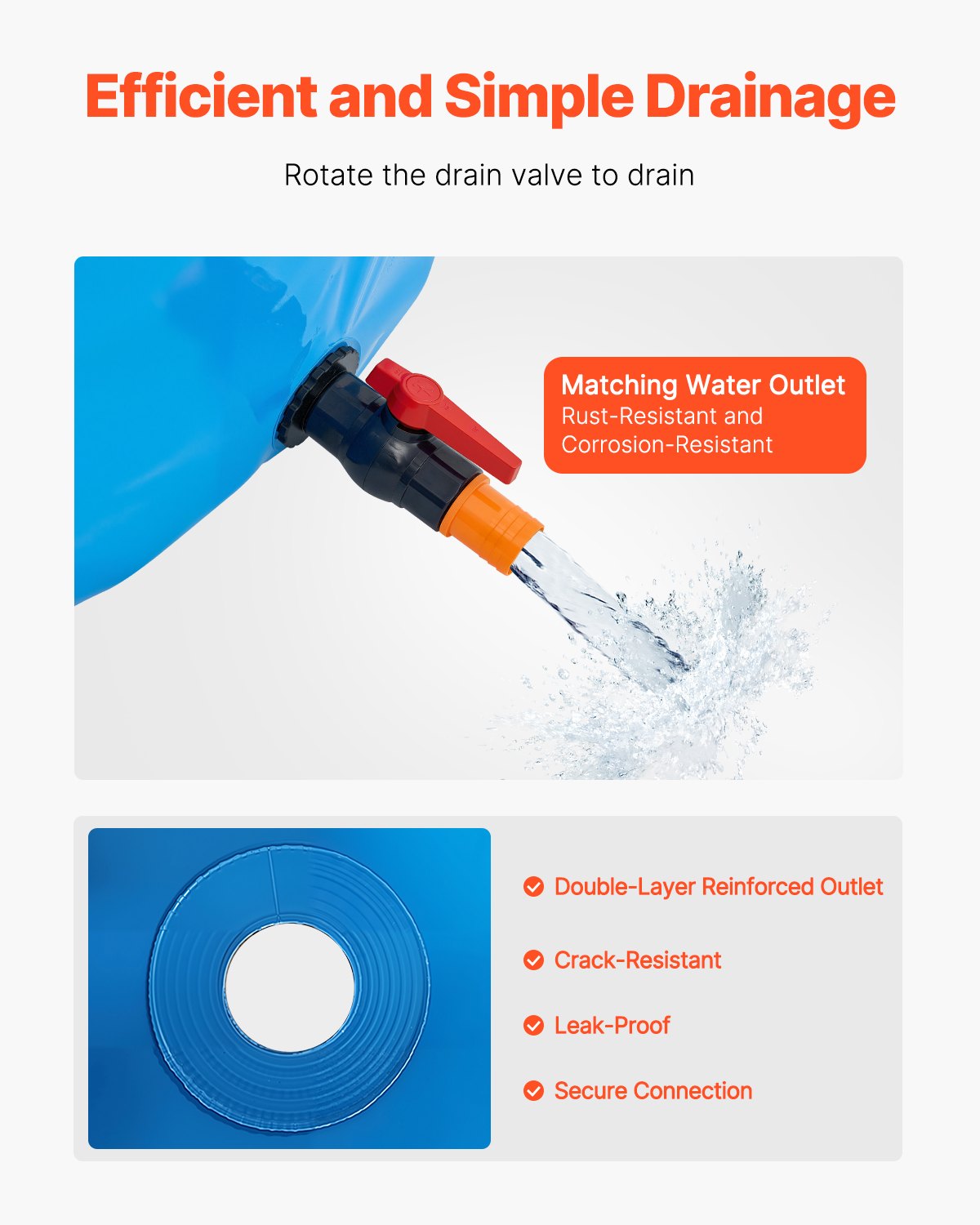 Canvas Fish Pond, 818 Gal Capacity Above Ground Fish Pond, Foldable PVC Koi Tank, Round Goldfish Tank with Stable Frame and Drain Valve, for Aquaculture, Koi Breeding, and Irrigation (Blue)
