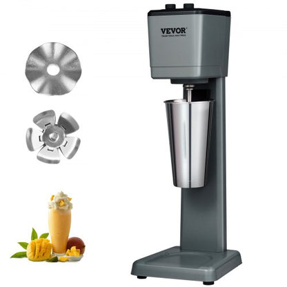 Milkshake-maskin, mixer, 250W, rostfritt stål, dryck, te, mjölk, mixer