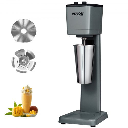 Milkshake-maskin, mixer, 250W, rostfritt stål, dryck, te, mjölk, mixer