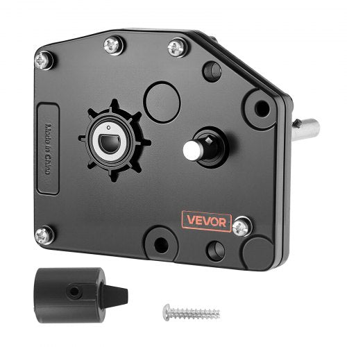 RV Fifth Wheel Landing Gear Box 276602, Universal Mount Steel Gearbox Compatible with Lippert Venture, Atwood, Stromberg Carlson Landing Gear Systems, Replace LG-179015, Adjustable Height, Black
