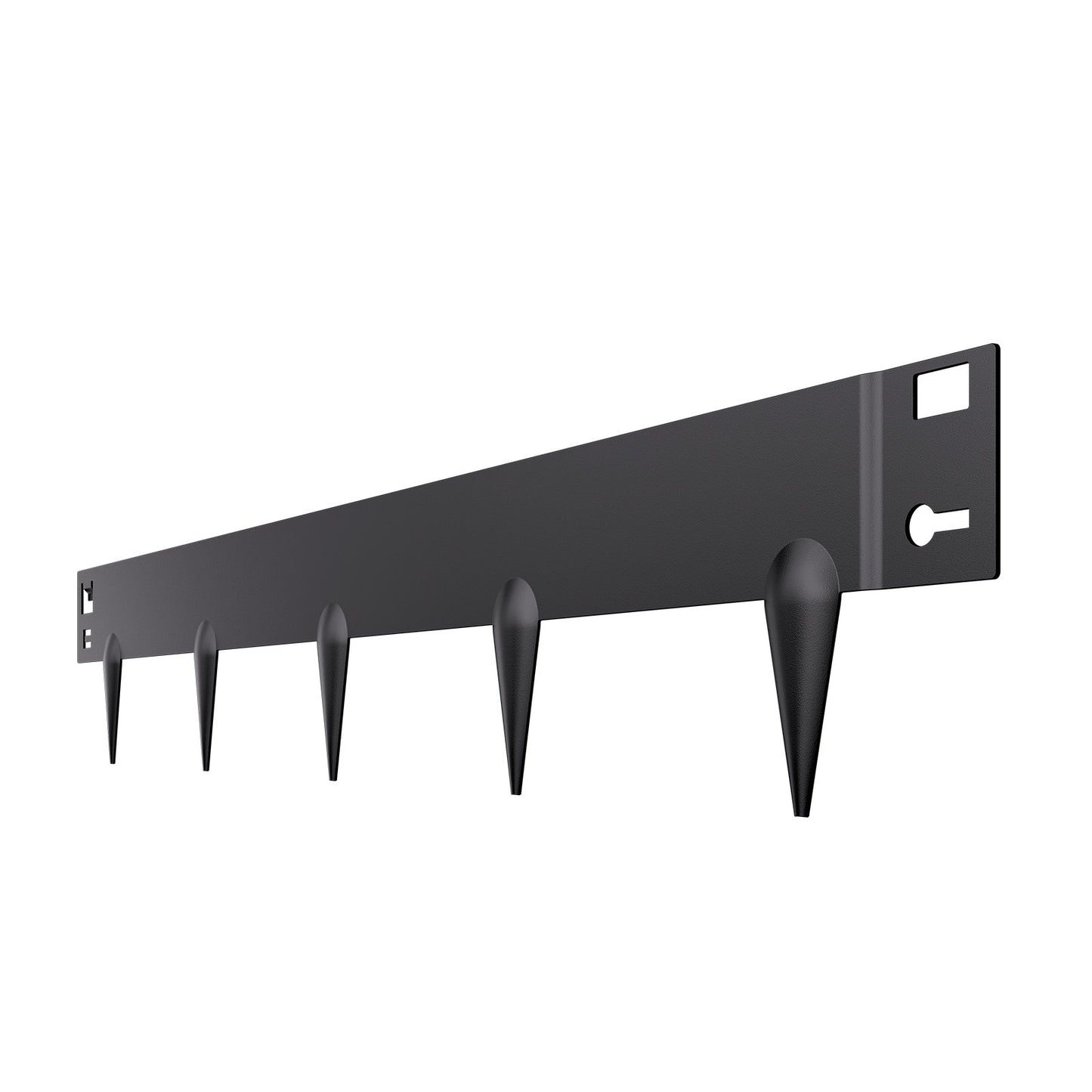 Steel Landscape Edging, 5 Packs 39 x 3 in Rust-Resistant Metal Landscape Edging, Bendable Garden Edging Border, Heavy Duty Lawn Edging, Easy-to-Install, Flower Bed Yard Pathway Divider Black