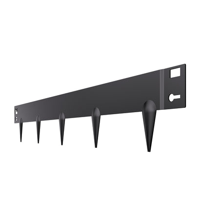 Steel Landscape Edging, 5 Packs 39 x 3 in Rust-Resistant Metal Landscape Edging, Bendable Garden Edging Border, Heavy Duty Lawn Edging, Easy-to-Install, Flower Bed Yard Pathway Divider Black