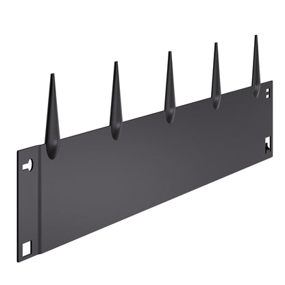 Steel Landscape Edging, 5 Packs 39 x 5 in Rust-Resistant Metal Landscape Edging, Bendable Garden Edging Border, Heavy Duty Lawn Edging, Easy-to-Install, Flower Bed Yard Pathway Divider Black