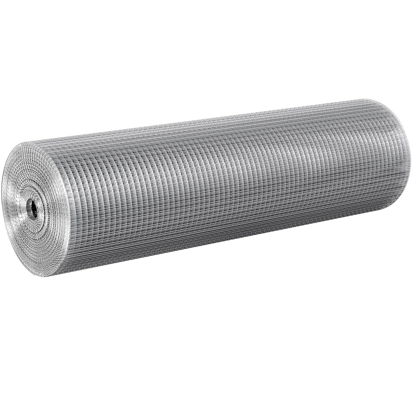 Järnvaruduk, 1/2 tum 36 tum x 100 fot 19 Gauge, varmgalvaniserad trådnätsrulle, hönsnätsstängsel, trådnät för kaninburar, trädgård, små gnagare