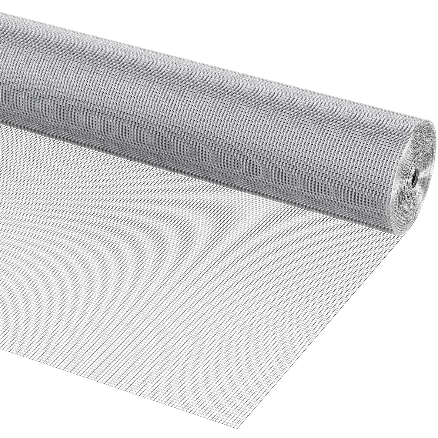 Järnvaruduk, 1/4 tum 36 tum x 100 fot 23 Gauge, varmgalvaniserad trådnätsrulle, hönsnätsstängsel, trådnät för kaninburar, trädgård, små gnagare