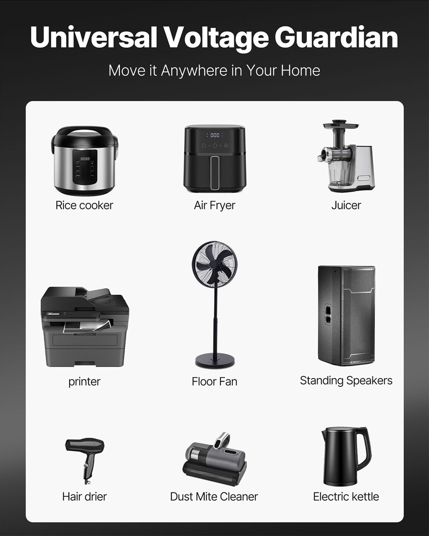 Voltage Converter Transformer, 5000VA, Heavy Duty Step Up/Down Transformer, Convert from 110 Volt to 220 Volt and from 220 Volt to 110 Volt, with US Outlet EU Outlet 5V USB Port, CE Certified