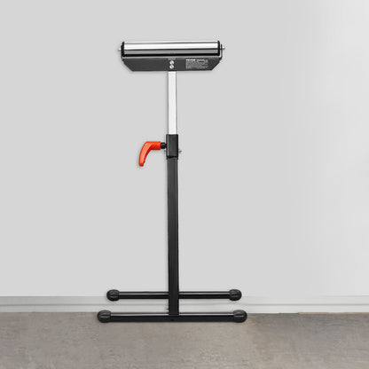 2-pack rullstativ, 135 lb lastkapacitet, 26,8-42,5" justerbar höjd, hopfällbar kraftig design med 11,5" polerat stålrullhuvud, för bordssågens utmatning, träbearbetningsförlängningsstöd