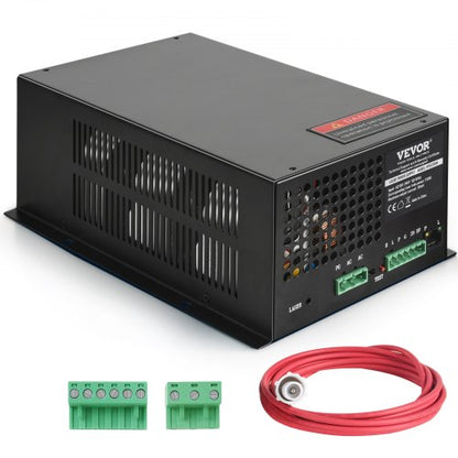 CO2 Laser Power Supply, 150W, Power Supply for 150W Laser Tube, Constant Current Protection, Open Circuit Protection, Fast Heat Dissipation, Compatible for Multi-brand Laser Engravers & Cutters