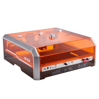 Laser Engraver, 20W, Laser Engraving and Cutting Machine with Enclosure Camera, Laser Cutter, 400 x 400 mm Working Area, 30000 mm/min, for Wood, Leather, Glass, Paper, Certain Metal, Class 1