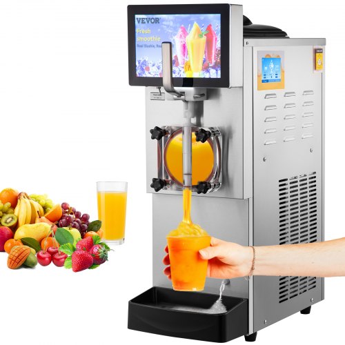 8L / 2.1 Gal Single Bowl Commercial Slushy Machine Margarita Smoothie Frozen Drink