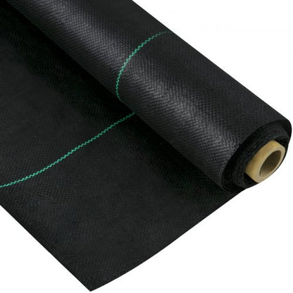 3FTx50FT Premium ogrässkyddstyg Kraftig 5OZ, Vävd ogräsbekämpningstyg, Hög permeabilitet Bra för rabatter, Geotextiltyg för underlag, Polyeten Marktäcke
