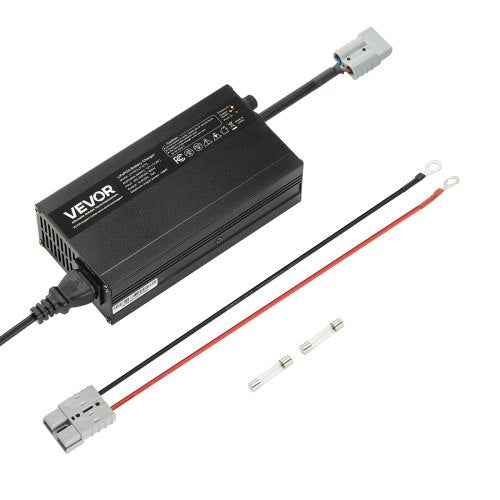 12V 10A litiumbatteriladdare, 14.6V, AC-DC LiFePO4 smart laddare, med Anderson-kontakt, LED-indikator, 0V-aktivering, för litium-LiFePO4-djupcykelladdningsbara batterier för båt, husbil