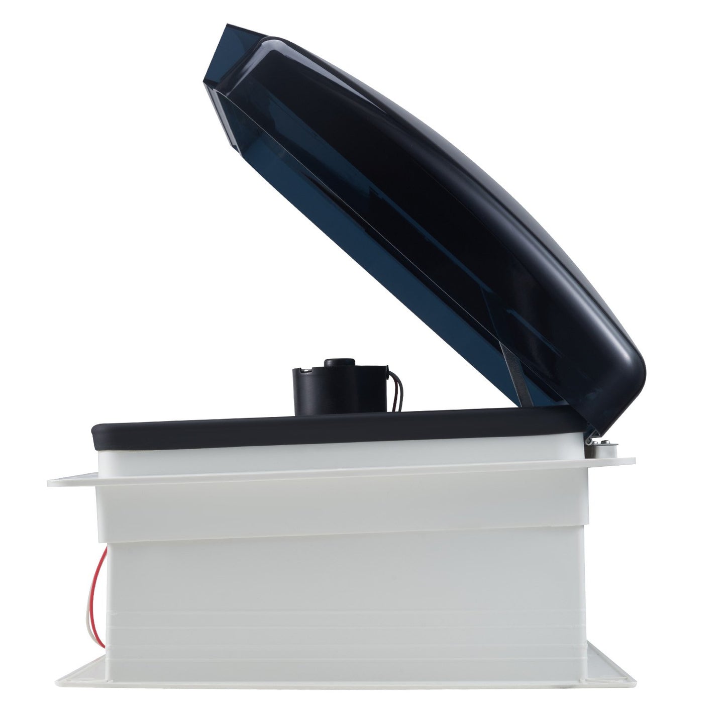 Husbilsfläkt, 14-tums takfläkt för husbil 12V, kraftfull 10-växlad reversibel fläkt med fjärrkontroll, inbyggt regnskydd, elektriskt lock, 12-tums fläktblad, passar 14 x 14-tums taköppningar