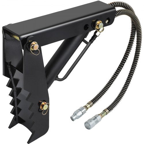 Hydraulic Backhoe Thumb, 45.72 cm 12.70 mm Thickness Heavy Duty Excavator Thumb, Black Steel Weld On Thumb Attachments with Hydraulic Cylinder, Mechanical Hydraulic Thumb for Backhoe/Excavator