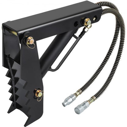 Hydraulic Backhoe Thumb, 45.72 cm 12.70 mm Thickness Heavy Duty Excavator Thumb, Black Steel Weld On Thumb Attachments with Hydraulic Cylinder, Mechanical Hydraulic Thumb for Backhoe/Excavator