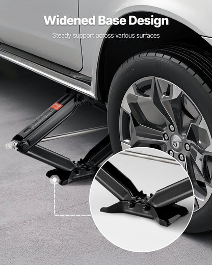 2000 kg saxdomkrafter för husbilar, 10–61 cm saxdomkrafter för husbilsstabilisator, set om 2, kraftig domkraft med vev, hylsa och vattenpass, böjs eller deformeras inte lätt