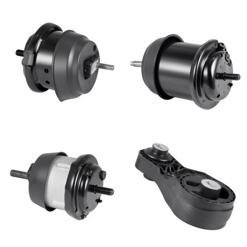 Motor- och växellådans monteringssats, 4-pack, kompatibel med 2009–2017 Chevrolet Traverse 3.6L V6, ersätter OE# A5548HY, A5549HY, A5458HY, A5444, säkert stöd