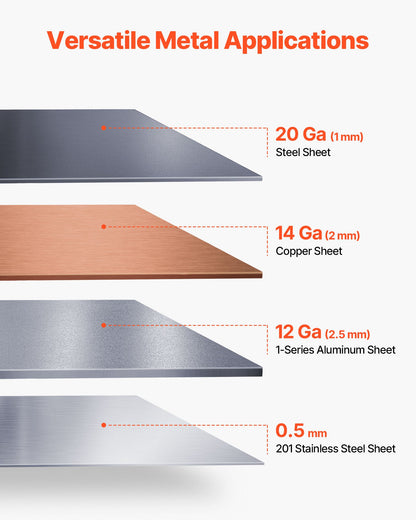 Låd- och pannbroms, 305 mm/12 tum plåtbockningsbroms, 20-gauge kolstålskapacitet, 0-135 graders justerbar, metallbockningsmaskin med 5 fingrar, kraftig aluminiumvikmaskin för exakt bockning