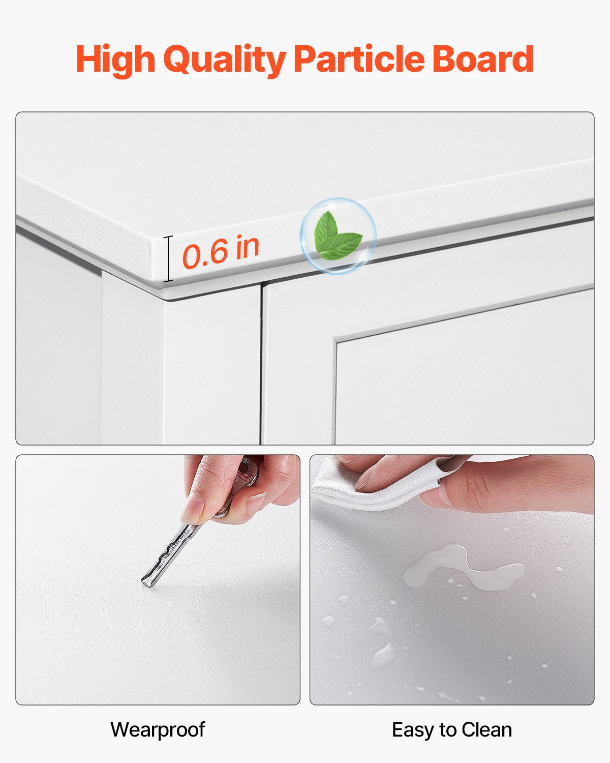 9 Drawer Dresser, Wooden Chest of Drawers with Sliding and Anti-tip Device, Retro Minimalist Dresser Chest, Closet Storage TV Stand Organizer for Living Room, Hallway, Bedroom, Entryway, White