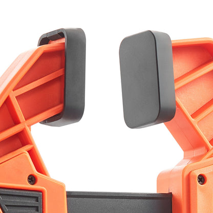 Stångklämmor för träbearbetning, 2-pack 30,48 cm enhandsklämma/spridare, snabbgreppande F-klämma med 154 kg belastningsgräns, premiumplast och kolstål, för träbearbetning metallbearbetning, orange + svart