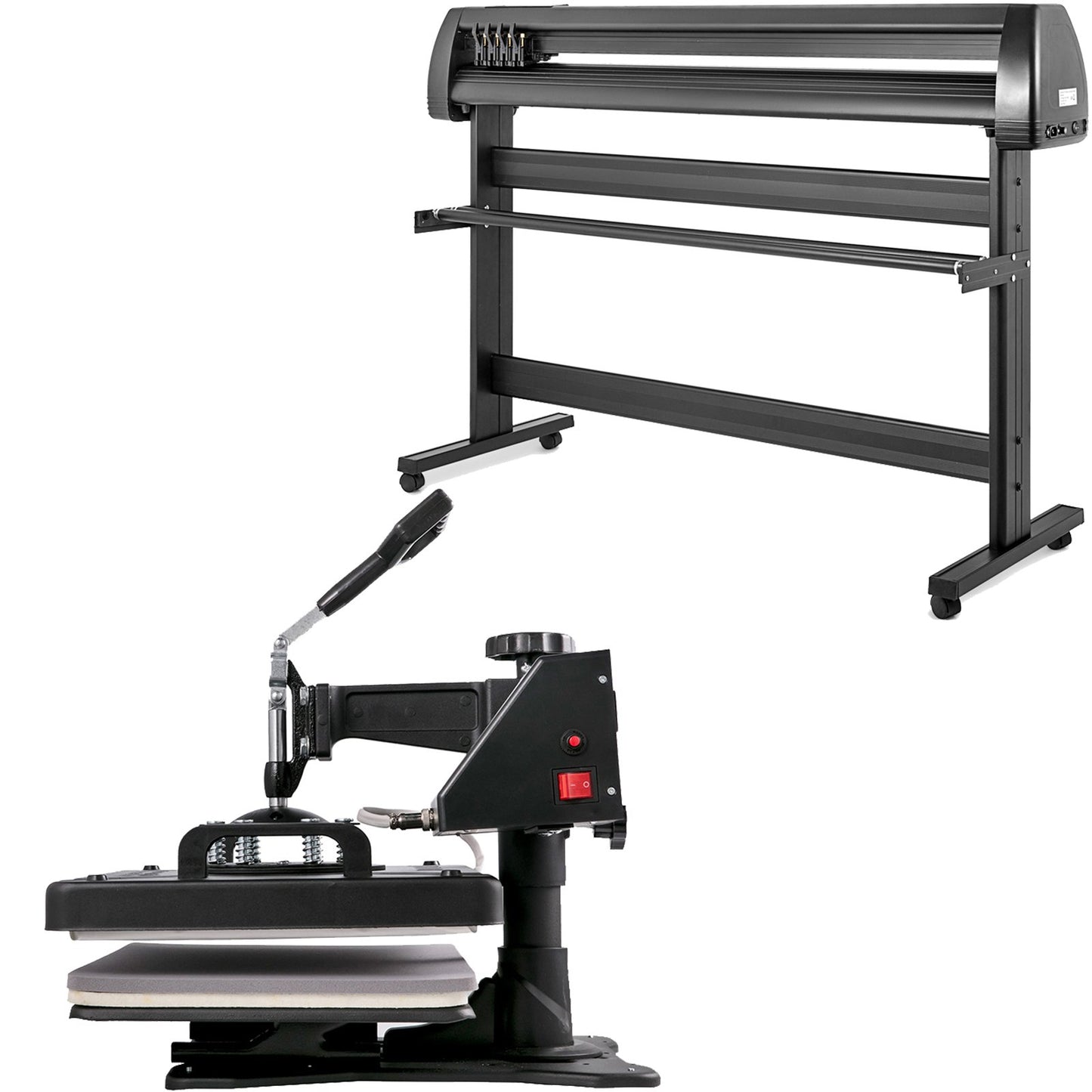 5-i-1 digital 15"x12" värmepress och 53" vinylskärare med Signmaster-programvara