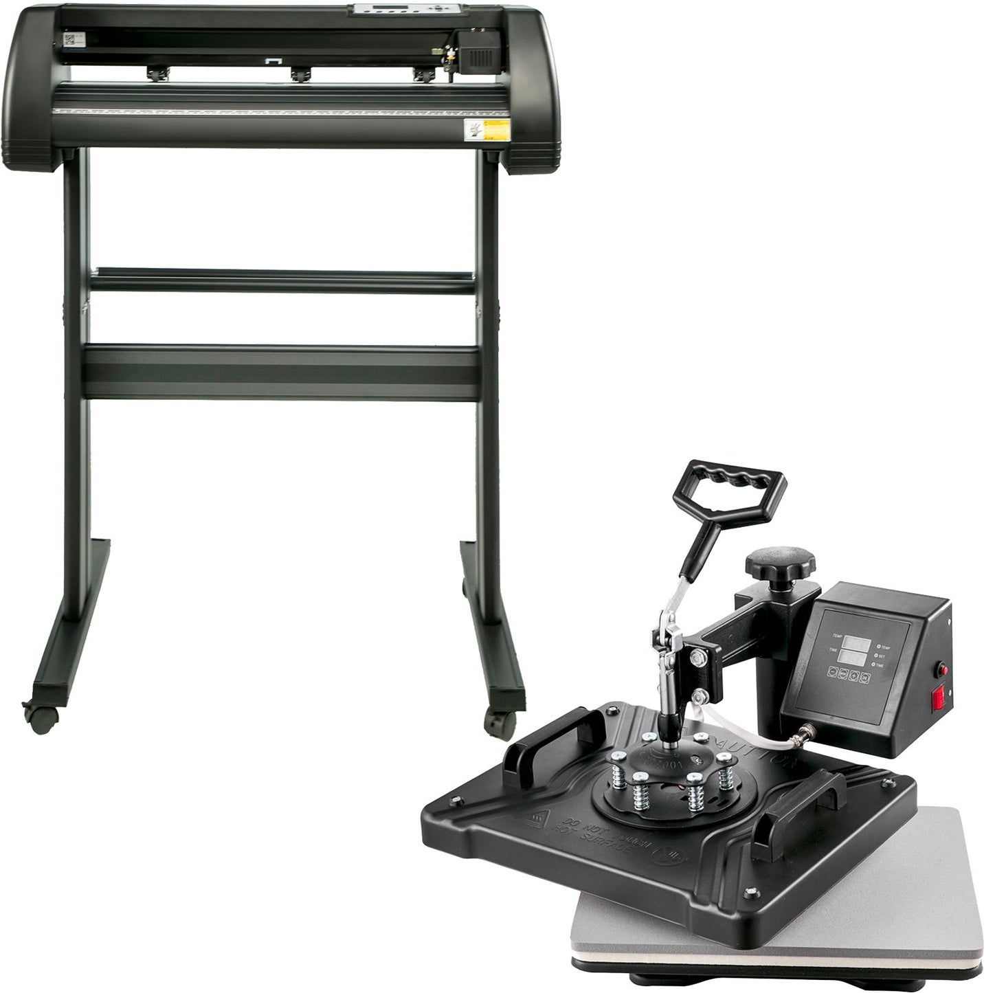 5 In 1 Heat Press 30.5 x 38.1 cm Vinyl Cutter Plotter 71.1 cm Software Sublimation