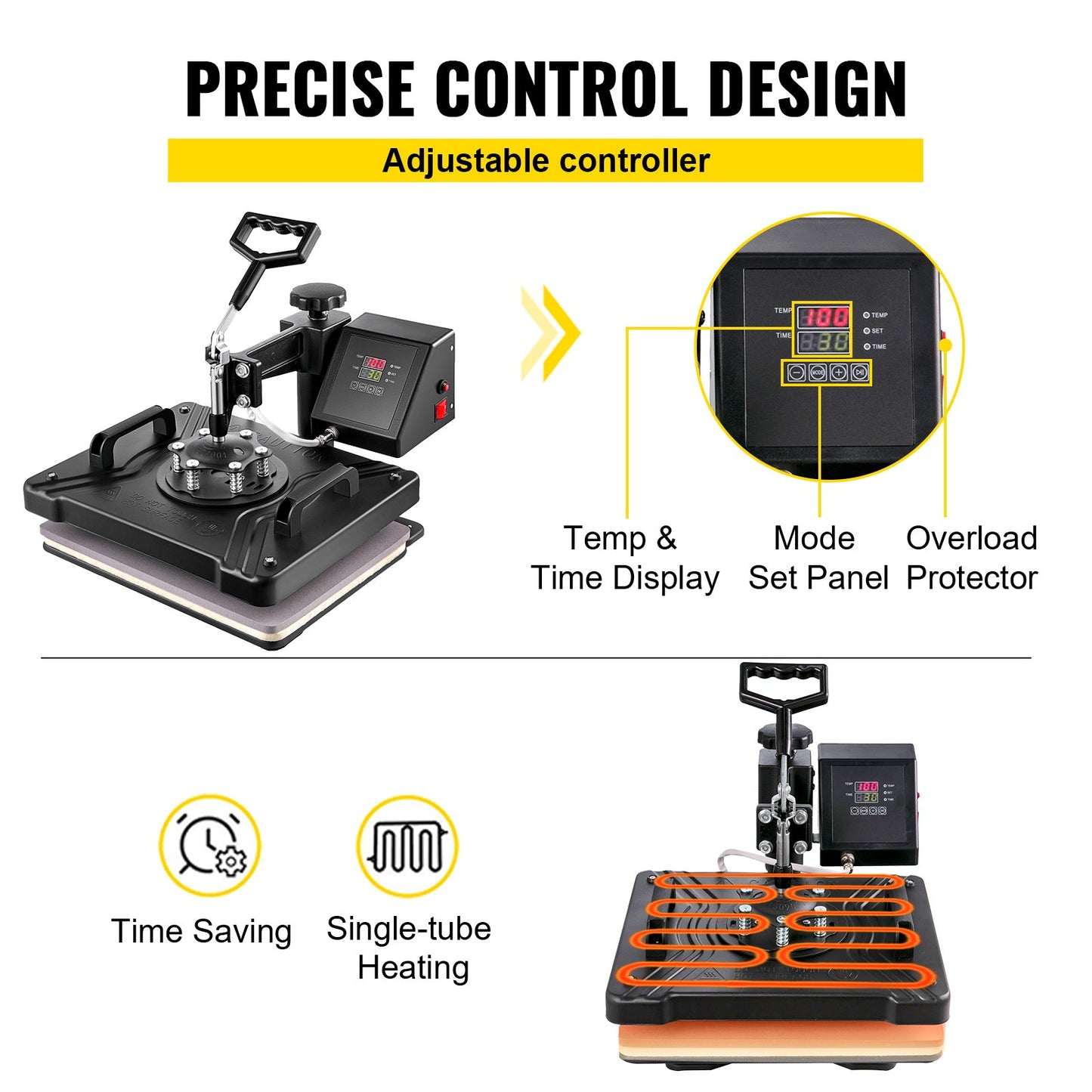 5 In 1 Heat Press 30.5 x 38.1 cm Vinyl Cutter Plotter 71.1 cm Software Sublimation