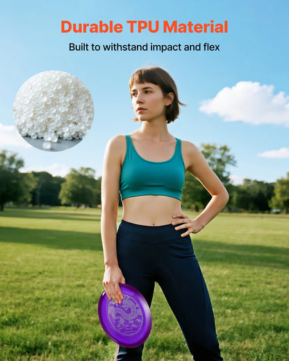 Discgolfset, 8-pack discgolfstartset, nybörjare med flygande discs för helkroppsstyrketräning, med putter, mellanregister, driver, PDGA-godkänd, för utomhusbruk, bakgård, gräsmatta, strand och park