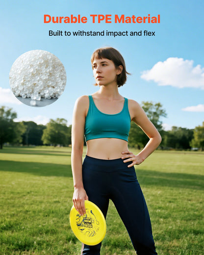 Discgolfset, 3-pack discgolfstartset, nybörjare med flygande discs för helkroppsstyrketräning, med putter, mellanregister, driver, PDGA-godkänd, för utomhusbruk, bakgård, gräsmatta, strand och park